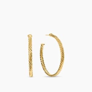David Yurman Gold Hoop Earrings
